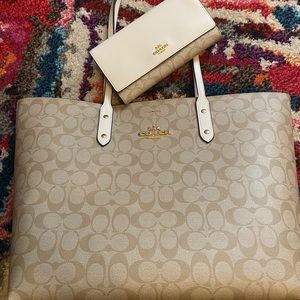 Coach tote and wallet!